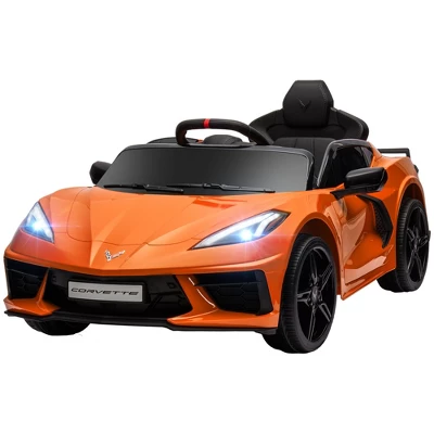 Qaba Chevrolet Corvette Licensed 12V Electric Car For Kids With Parental Remote Control, Suspension System, Music, Horn, Headlight, Slow Start 3 Qaba Chevrolet Corvette Licensed 12V Electric Car For Kids With Parental Remote Control, Suspension System, Music, Horn, Headlight, Slow Start - Image 3