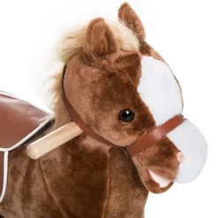 Qaba Kids Plush Toy Rocking Horse Ride On With Realistic Sounds - Brown 12 Qaba Kids Plush Toy Rocking Horse Ride On With Realistic Sounds - Brown -Qaba GUEST 1b45a4c1 3681 4c14 b87c 9ecc34b346a1