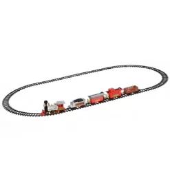 Qaba Sounds & Lights Christmas Tree Train Set For Under The Tree With Large Tracks, North Pole Express Train Set Holiday Toy For Kids, Christmas Gift -Qaba GUEST 1e1dfba7 072f 4da9 92d4 e5ee9058d266