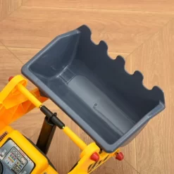 Qaba Kids Ride On Construction Front Loader Tractor, Excavator Scooter W/ Controllable Digging Bucket, Safe & Fun Vehicle Toy For Toddlers, Yellow -Qaba GUEST 1eeb083e ef48 4a44 b564 bff4956d0ae2