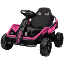 Qaba 24V Electric Car For Kids Battery Powered Kids Ride On Car With Remote Control, Spring Suspension Horn, Music, Lights, Aged 3-8 Years Old -Qaba GUEST 24c119e1 b8cf 4e46 965a 8b0237044bde