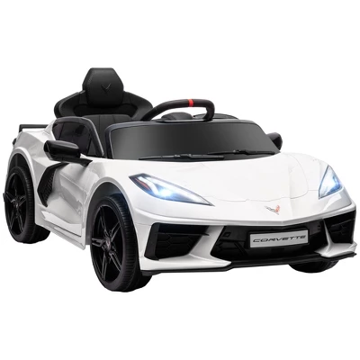 Qaba Chevrolet Corvette Licensed 12V Electric Car For Kids With Parental Remote Control, Suspension System, Music, Horn, Headlight, Slow Start 8 Qaba Chevrolet Corvette Licensed 12V Electric Car For Kids With Parental Remote Control, Suspension System, Music, Horn, Headlight, Slow Start - Image 8