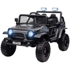 Qaba 12V Ride On Car, Ride On Truck, Battery Powered Toy Car With Remote, 4 Suspension Wheels, 3 MPH Max Speeds, Music, Horn & Lights, Black 7 Qaba 12V Ride On Car, Ride On Truck, Battery Powered Toy Car With Remote, 4 Suspension Wheels, 3 MPH Max Speeds, Music, Horn & Lights, Black -Qaba GUEST 3f34d598 291b 4ab8 850d 0eb1bbb4be77