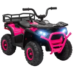 Qaba 12V Kids ATV, Battery Powered 4 Wheeler Quad W/ Spring Suspension Wheels, Rear Storage Basket, Lights, Music 13 Qaba 12V Kids ATV, Battery Powered 4 Wheeler Quad W/ Spring Suspension Wheels, Rear Storage Basket, Lights, Music -Qaba GUEST 4a07fead 704e 4660 ad58 21dc3ff17b49