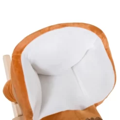 Qaba Kids Ride On Rocking Horse, Plush Animal Toy Sturdy Wooden Rocker With Songs For Boys Or Girls -Qaba GUEST 4e9827b5 5aa9 4411 9230 6db40945d027