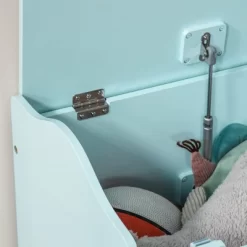 Qaba Kids Toy Chest Wooden Toy Storage Box Organizer Chest With Magnetic Hinge, Large Chest Space, & Groove Handle -Qaba GUEST 4e999980 c4d2 4de6 9544 2649f506466d