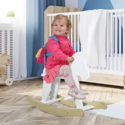 Qaba Wooden Rocking Horse Toddler Baby Ride-on Toys For Kids 3-6 Years With Classic Design & Solid Workmanship -Qaba GUEST 56107939 a1bc 4d84 953a e84e32b0d856