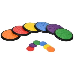 Qaba Blindfolded And Barefoot Tactile Discs, Sensory Discs For Kids, Little Kids Game, Sensory Toy Matching Game, Preschool Game For 3-8 Years Old -Qaba GUEST 585c8e3b e477 4e1c 9006 71bae41508df
