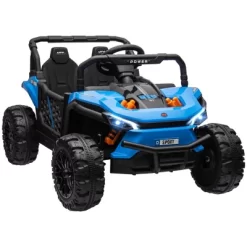 Qaba 12V Ride On Truck, 3.7 MPH Battery Powered Electric Car For Kids W/ Remote Control, 4-Wheel Suspension, Lights, Horn & Music -Qaba GUEST 68178623 d6c2 44c9 a718 14260a12a326