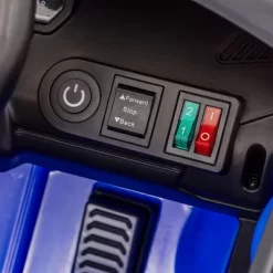 Qaba 12V Chevrolet Silverado EV RST Licensed Kids Electric Car With Parent Remote Control, Spring Suspension, Soft Start, Auxiliary Wheels, Blue -Qaba GUEST 7152161e b220 4488 ba96 640b525e4f0c