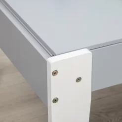 Qaba Large Kids Table And Chairs Set With Storage, Toddler Activity Table, Gray -Qaba GUEST 716572da c188 4b49 888e 4474766a88df