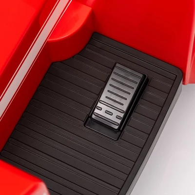 Qaba 12V Ride On Fire Truck, Battery Powered Electric Car For Kids With Siren, Flashing Lights Fire Extinguisher, Soft Start, Horn Music, Red 5 Qaba 12V Ride On Fire Truck, Battery Powered Electric Car For Kids With Siren, Flashing Lights Fire Extinguisher, Soft Start, Horn Music, Red - Image 5