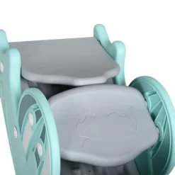 Qaba 3-in-1 Kids Portable Slide Rocking Horse Toy With Basketball Hoop For Age 3-5 Boys And Girls -Qaba GUEST 7d92999f 30d0 4cb5 b6d1 1bc756e34cb2