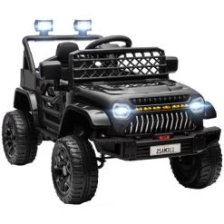 Qaba 12V Ride On Truck, Battery Powered Kids Electric Car With Spring Suspension, Remote, 3 Speeds, LED Headlights, Horn, USB Music -Qaba GUEST 7e886ebc 6285 4ad2 8ea6 77dbff0f25bb