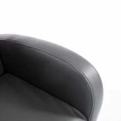 Qaba Kids Sofa Rocking Chair With Side Pocket, PU Leather Toddler Armchair For Children Gray -Qaba GUEST 8342aaa4 a464 4c20 a0f4 11eaa2a9eff2