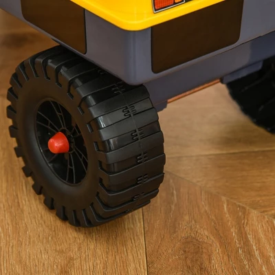 Qaba No Power Construction Ride On Toy Construction Truck, Multi-functional Excavator Digger With Workable Digging Bucket, Yellow 5 Qaba No Power Construction Ride On Toy Construction Truck, Multi-functional Excavator Digger With Workable Digging Bucket, Yellow - Image 5