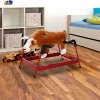 Qaba Plush Spring Rodeo Bull Style Kids Ride-On Toy Rocking Horse With Realistic Sounds