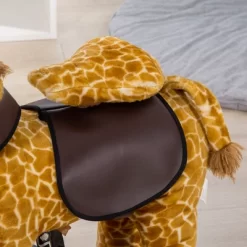 Qaba Baby Stuffed Giraffe Rocking Horse Toy For Girls And Boys, Zoo Animal Plush Ride-on Toy With Soft Feel, Interactive Toy For Kids, Giraffe Gifts -Qaba GUEST 8b472890 b85b 4ff3 9193 9c577fd197c4