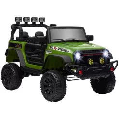 Qaba 12V Ride On Car, Ride On UTV, Battery Powered Toy Car With Bluetooth, Parent Remote, 4 Suspension Wheels, Music Horn LED Lights -Qaba GUEST 9d3c6c6a 05dd 43b2 ac5c f7bb9946686c