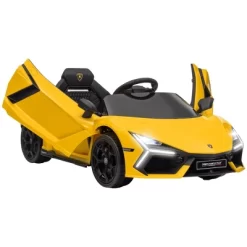 Qaba Lamborghini Revuelto Licensed 12V Kids Ride On Car, Battery Powered Kids Electric Car W/ Hydraulic Doors, Remote, Training Wheels -Qaba GUEST a7ceb279 cf35 43fa 8c0e 9a9cc133b5ef