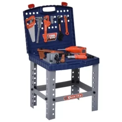 Qaba 68 Pcs Kids Tool Bench, Foldable Pretend Workbench Toy Tool Set, Power Tools Workshop With Electric Drill For Toddler 3 To 6 Years Old -Qaba GUEST b0281493 4fa5 4e26 80cf c206ff995616