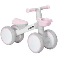 Qaba Balance Bike For Toddlers 1-3 Years, Baby Balance Bike With Adjustable Seat, Silent Wheels, No Pedal Bike, -Qaba GUEST b509abbd e1e1 450b 9736 19da0415f0a2