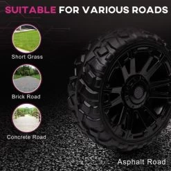 Qaba 24V Electric Car For Kids Battery Powered Kids Ride On Car With Remote Control, Spring Suspension Horn, Music, Lights, Aged 3-8 Years Old -Qaba GUEST bf8a59da 55c7 42a8 9da6 f8196f9bfdf6