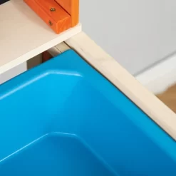 Qaba Kids Kitchen Playset, Wooden Pretend Play Kitchen Toy Set For Toddlers With Chalkboard, Removable Sink, Faucet, Storage Shelves, For 3-8 Years -Qaba GUEST c2f92209 9acf 4950 8040 73e297dd183f