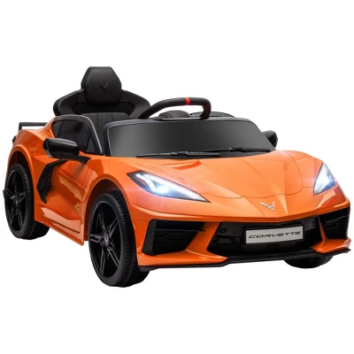 Qaba Chevrolet Corvette Licensed 12V Electric Car For Kids With Parental Remote Control, Suspension System, Music, Horn, Headlight, Slow Start 6 Qaba Chevrolet Corvette Licensed 12V Electric Car For Kids With Parental Remote Control, Suspension System, Music, Horn, Headlight, Slow Start - Image 6