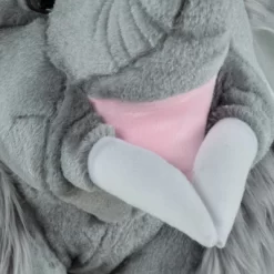 Qaba Kids Ride-On Rocking Horse Toy Mammoth Style Rocker With Fun Music & Soft Plush Fabric For Children 18-36 Months -Qaba GUEST c82b7008 6ba0 4d2b 850c 79701bfeb468