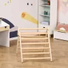 Qaba Triangle Ladder For Toddlers With Foldable Design For Easy Storage In Home Toddler Gym Space, Fine Motor Skills Toy