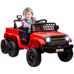 Qaba 12V 4x4 Kids Electric Car, 2WD/4WD Switchable Kids Ride On Car With Parent Remote Control, Spring Suspension System, Back Trailer 15 Qaba 12V 4x4 Kids Electric Car, 2WD/4WD Switchable Kids Ride On Car With Parent Remote Control, Spring Suspension System, Back Trailer -Qaba GUEST d02e7bb7 312f 40d6 a2f1 46cb44fd3190