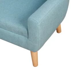 Qaba 2-Seat Kids Sofa Linen Fabric And Wooden Frame Sofa For Kids And Toddlers Ages 3-7, 11" High Seat -Qaba GUEST d271758f c75d 42e2 9d7d ed8f66d42970