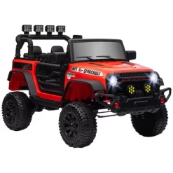 Qaba 12V Ride On Car, Ride On UTV, Battery Powered Toy Car With Bluetooth, Parent Remote, 4 Suspension Wheels, Music Horn LED Lights -Qaba GUEST d5c59940 d5fa 472e b877 9d49fa95b1fe