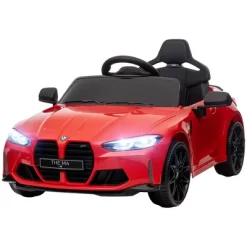 Qaba BMW M4 Licensed Kids Electric Car, 12V Ride On Car With Remote Control, Suspension, Handle Attachment, LED Lights, Music, Soft Start 9 Qaba BMW M4 Licensed Kids Electric Car, 12V Ride On Car With Remote Control, Suspension, Handle Attachment, LED Lights, Music, Soft Start -Qaba GUEST dac6f9c8 7c04 4635 a160 2641f3dc3d9a