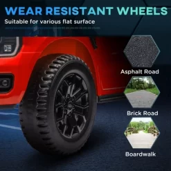 Qaba Ford Ranger Licensed 12V Kids Ride On Car, Kids Electric Car With Remote, Spring Suspension, Toy Storage, LED Headlights, Music Horn, Red -Qaba GUEST e550d57f d8c2 4bc7 ad9e 8e239f58178b