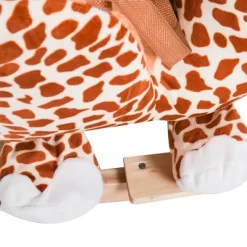 Qaba Kids Plush Rocking Horse Giraffe Style Themed Ride-On Chair Toy With Sound Brown -Qaba GUEST f3267d5a 0797 4571 88c2 b96c20d2f0d7