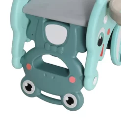 Qaba 3-in-1 Kids Portable Slide Rocking Horse Toy With Basketball Hoop For Age 3-5 Boys And Girls -Qaba GUEST fe2febe9 3ea7 4eb4 b61f 8ffb8bb06c3b